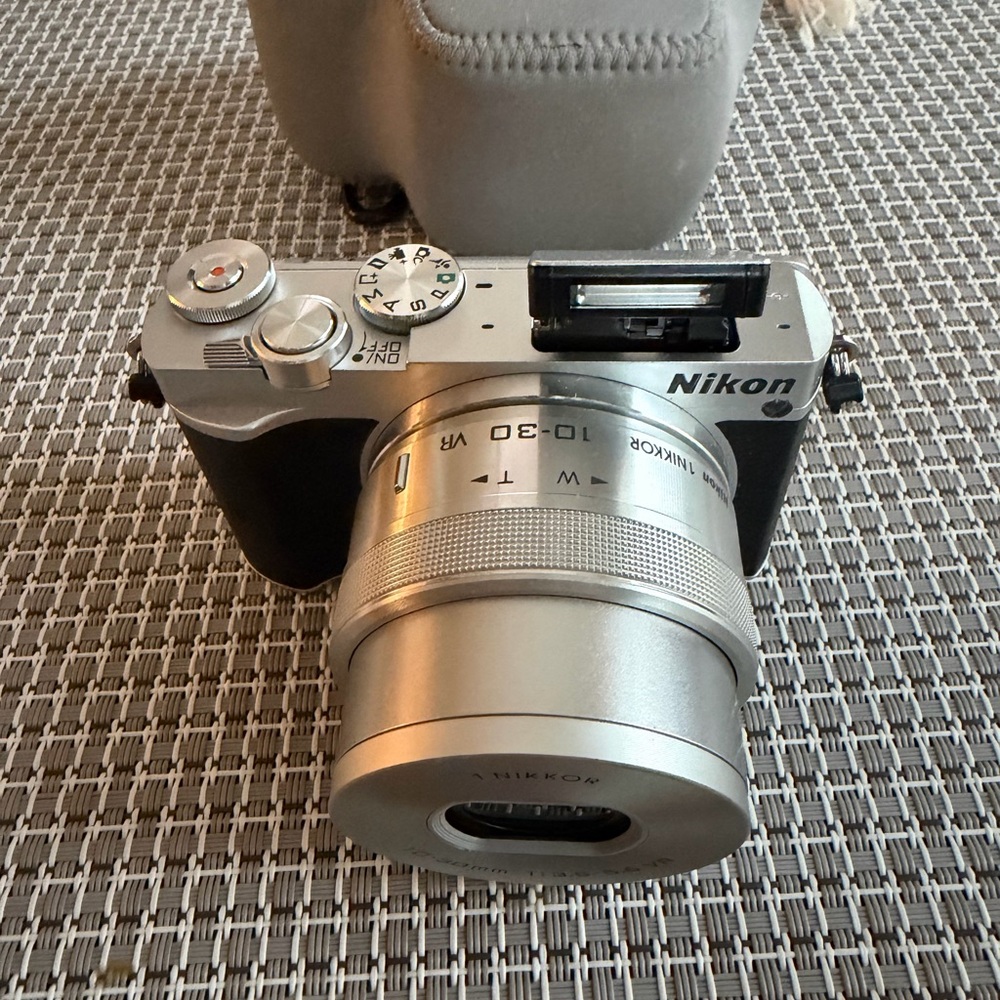 Nikon Silver Digital Camera with Lens